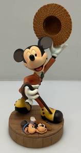 lot 128 image: Vintage DISNEY Mickey Mouse Markrita Nifty Hidden Door Pin Box Figurine 10 34 With Pin