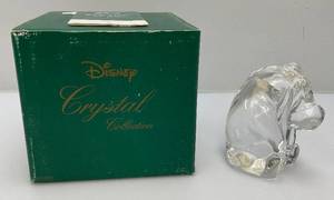lot 143 image: Est. $125.00 - $250.00 Vintage DISNEY Limited Edition 5322000 Winnie The Pooh EEYORE Lead Crystal Figurine 4 12 In Original Box  With COA