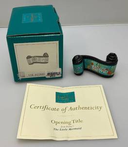 lot 155 image: WDCC Walt Disney Classic Collection (The Little Mermaid) Opening Title Scroll With COA In Original Box