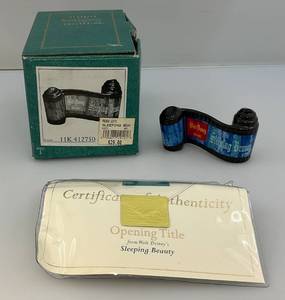 lot 165 image: WDCC Walt Disney Classic Collection (Sleeping Beauty) Opening Title Scroll With COA In Original Box