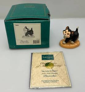 lot 178 image: WDCC Walt Disney Classic Collection PINOCCHIO Say Hello To Figaro With COA In Original Box