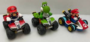lot 210 image: Misc. Vintage RC Nintendo Mario Carts (No Remotes)
