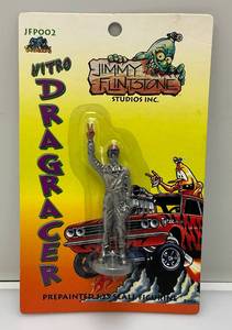 lot 215 image: Jimmy Flintstone Studios 125 Scale Character Nitro Dragracer (NOC)