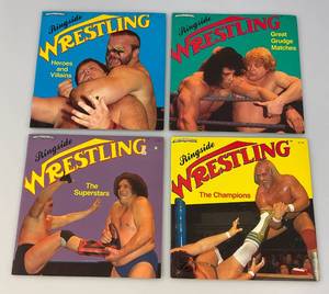 lot 216 image: 1985 Ringside Wrestling Paperback Books Including HULK HOGAN And More
