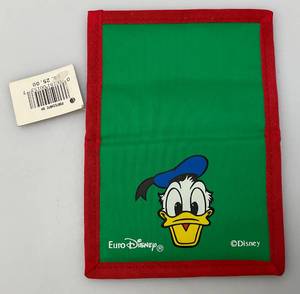 lot 218 image: Highly Collectible Euro Disney Donald Duck Wallet (New Old Stock With Tag)
