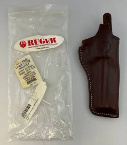 lot 232 image: RUGER Carrylite Leather Holster For Ruger Center Fire Single Action Revolvers (NIP)