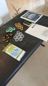 lot 188 image: Collection of Napkin Rings, Cheese Cloth, Spoons & Tablecloths