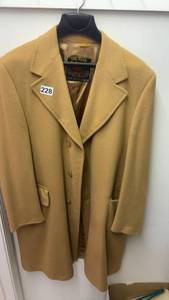 lot 228 image: 100% Pure Cashmere Overcoat by Daytons