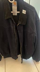 lot 240 image: Carhartt Mens X-Large Jacket with Corduroy Collar