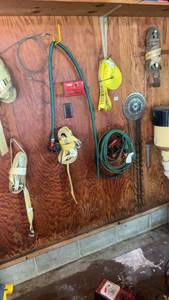 lot 279 image: Collection of Industrial Cables, Straps, and Tools