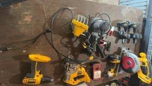 lot 295 image: Collection of DeWalt and Black & Decker Power Tools with Accessories