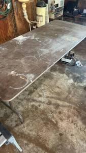 lot 297 image: Used Folding Utility Table