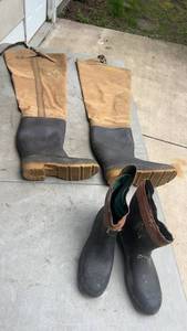 lot 311 image: Set of Rugged Waterproof Mens Wader Boots