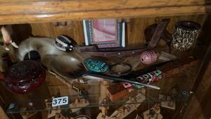 lot 375 image: Collection of Native American Inspired Artifacts