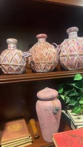 lot 473 image: Collection of 4 Rustic Ceramic Jugs and Vases