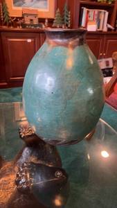lot 488 image: Unique Handcrafted Vase by Artist Signed Francis Rams