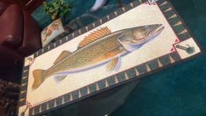 lot 493 image: Fish Themed Decorative Carpet Runner