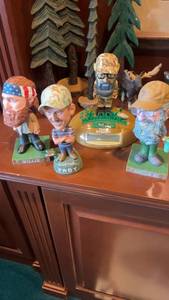 lot 498 image: Set of 4 Duck Dynasty Bobbleheads - Willie, Troy, Uncle Si, and Phil
