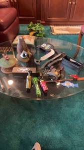 lot 500 image: Assorted Collectibles and Accessories with Fishing Pole Limited Edition