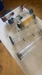 lot 543 image: Collection of 6 Assorted Bird Feeders with Varied Designs