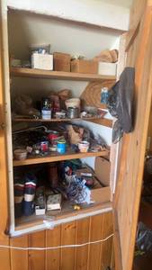 lot 545 image: Collection of Assorted Workshop Supplies and Mens Winter Boots