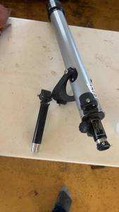 lot 575 image: Gently Used Silver Telescope with Removable Eyepiece