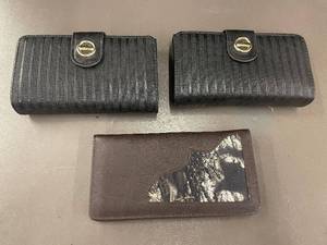 lot 18 image: Set of 3 Assorted Wallets and Clutches with Various Designs