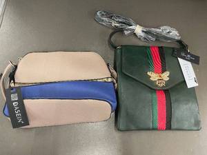 lot 22 image: Collection of 2 Designer Handbags Vegan Leather with Shopper Tote