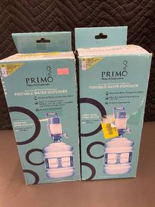 lot 50 image: Set of 2 Primo Portable Water Dispensers