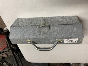 lot 15 image: Handmade tooltackle box