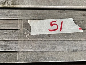 lot 51 image: Deck rail spindles (50)  wood  41