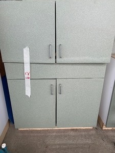 lot 62 image: cabinets one top and one base