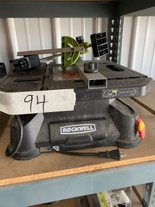 lot 94 image: Rockwell table saw