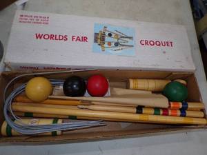 lot 33 image: Croquet Set