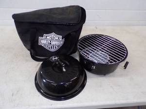 lot 113 image: Harley Davidson Portable Charcoal Grill