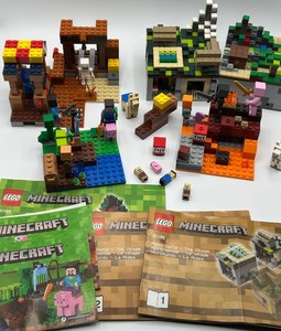 lot 205 image: Collection of LEGO Minecraft Sets with Manuals