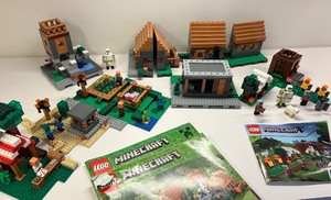 lot 210 image: LEGO Minecraft Set Collection with Instruction Manuals