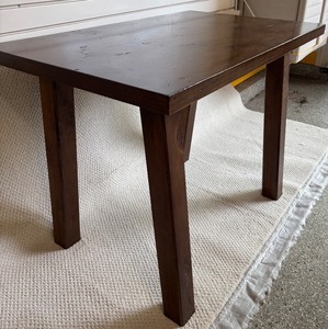 lot 65 image: Wooden Dining Desk with a Rustic Finish