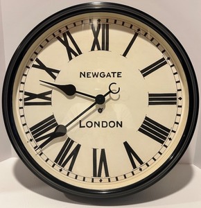 lot 59 image: Newgate London Wall Clock with Roman Numerals