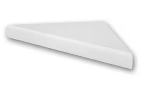 lot 11 image: FlexStone 15 in. Corner Shelf Niche in White
