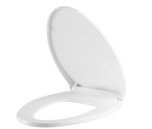lot 15 image: HOROW Elongated Soft Close Closed Toilet Seat PP in White for HR-0038W Toilet