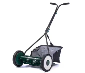 lot 20 image: American Lawn Mower Company 16 in. 7-Blade Manual Walk Behind Reel Lawn Mower Includes Grass Catcher