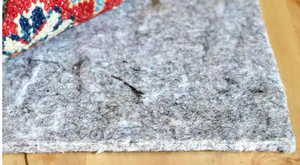 lot 25 image: 9 ft. x 12 ft. Felt Cushioned 14 in. Thickness Dual Surface Non-Slip Rug Pad