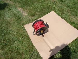 lot 5 image: 50 Air Hose with Wall Mount
