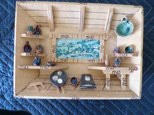 lot 16 image: 3-D Unique Folk Artwork - Wall
