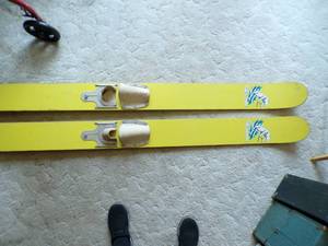 lot 33 image: Wall Decor White Bear Water Skis