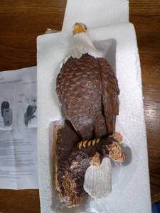 lot 14A image: Pair of Solar Eagle Tree Hangers.
