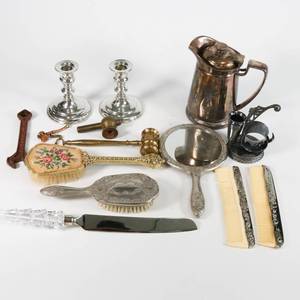 lot 28 image: Antique Household Items - Victorian, Silver Co.