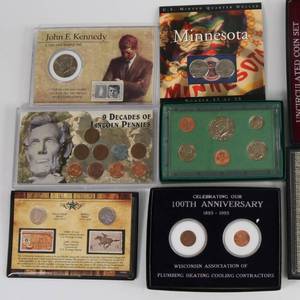 Uncirculated Coin Lot - Susan B Anthony, JFK