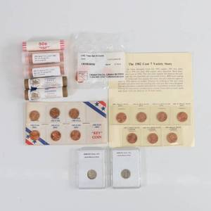 Misc. Coin Lot - Mercury Dimes, Mint Pennies